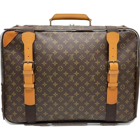 818479BC (S6) Louis Vuitton Travel Bag Satellite 53 Brown Monogram - Picture 1 of 14